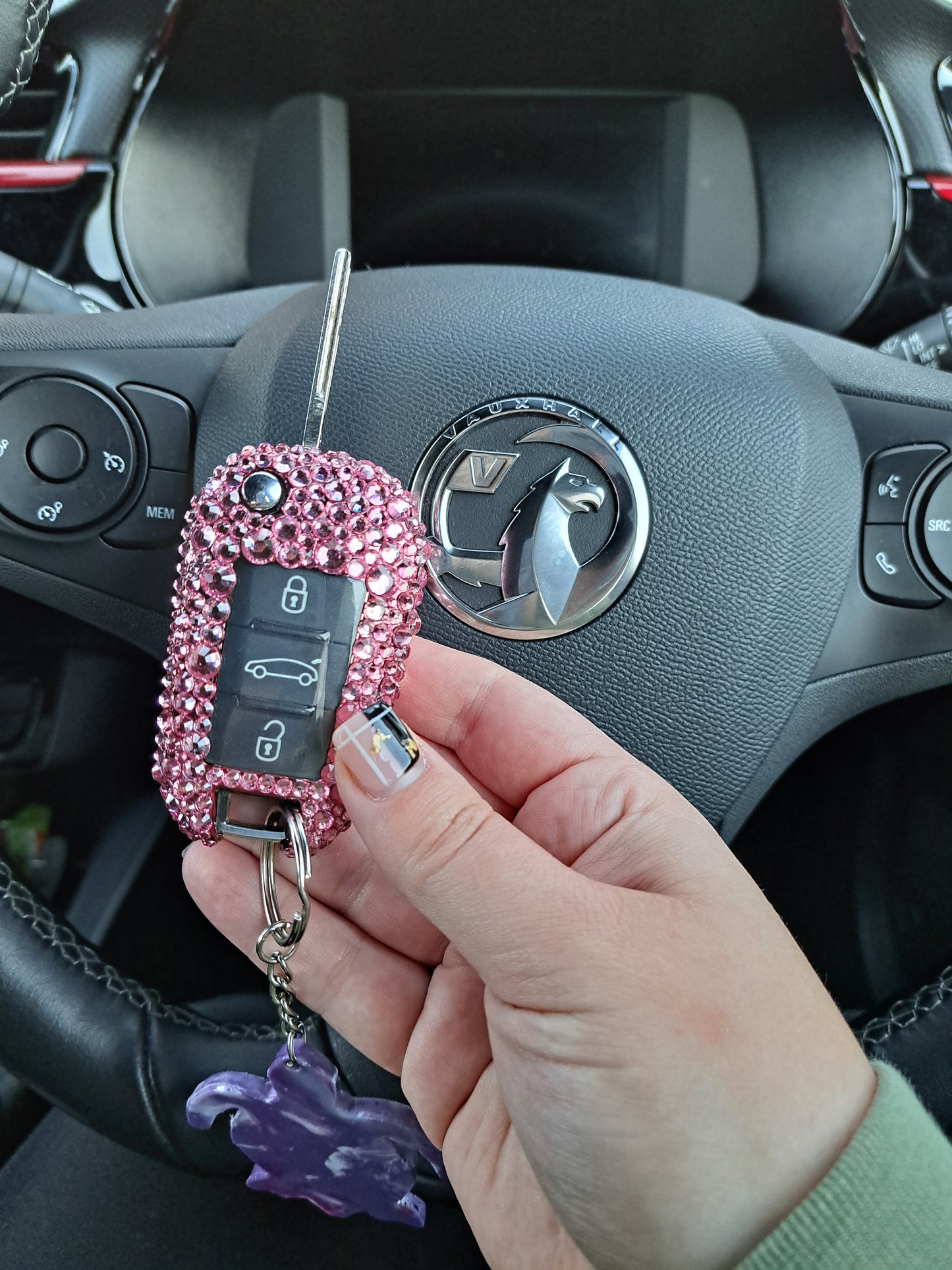 Vauxhall/Peugeot/Citroen Crystallised Key Cover
