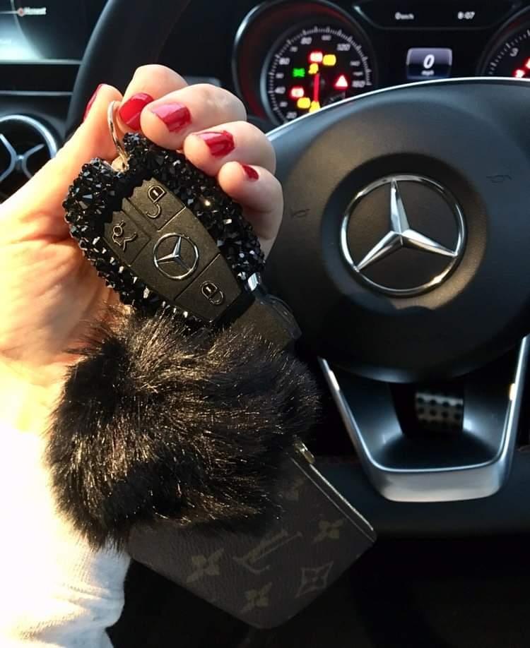 Mercedes Crystallised Key Cover