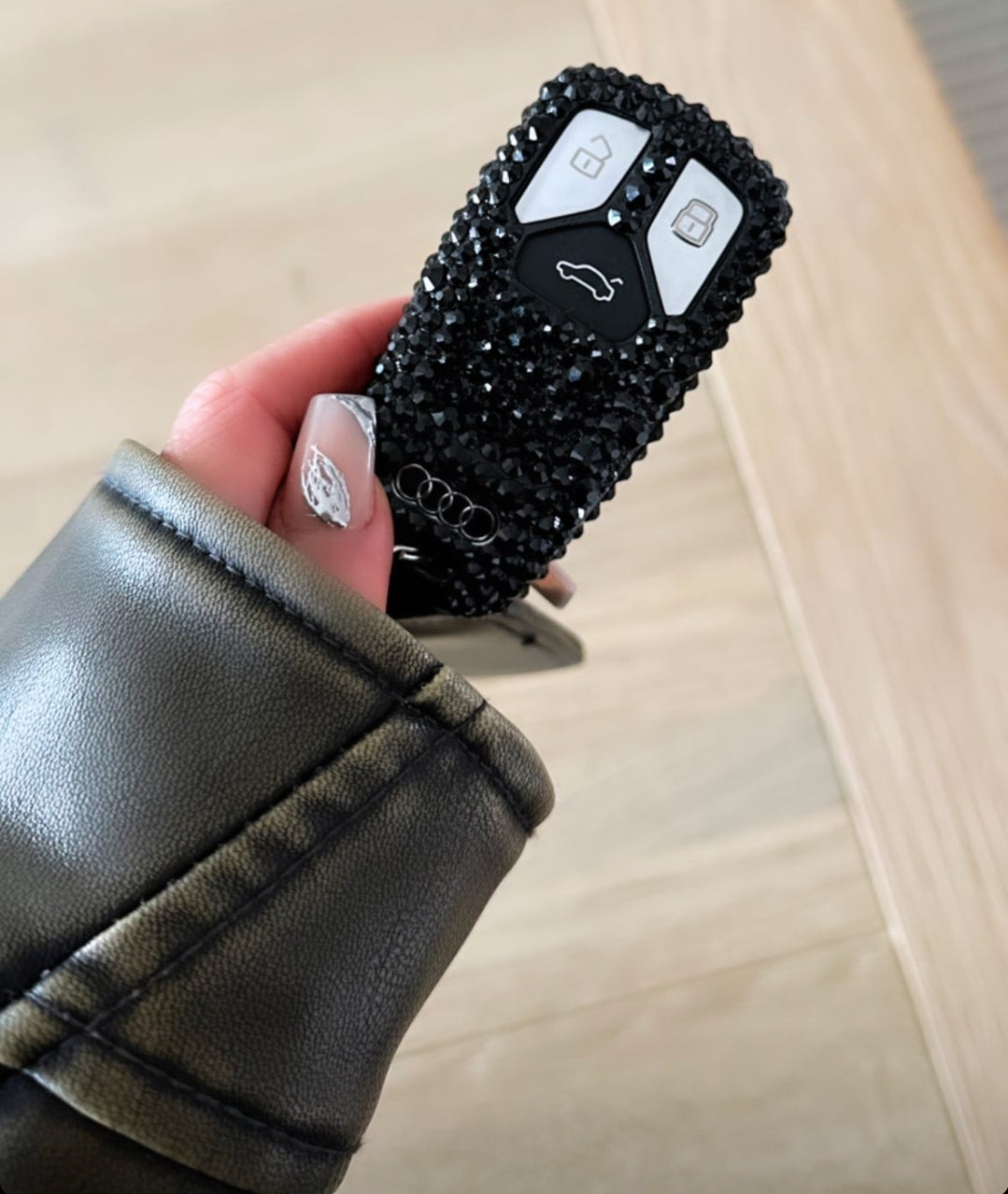 Audi Crystallied Key cover Fob style