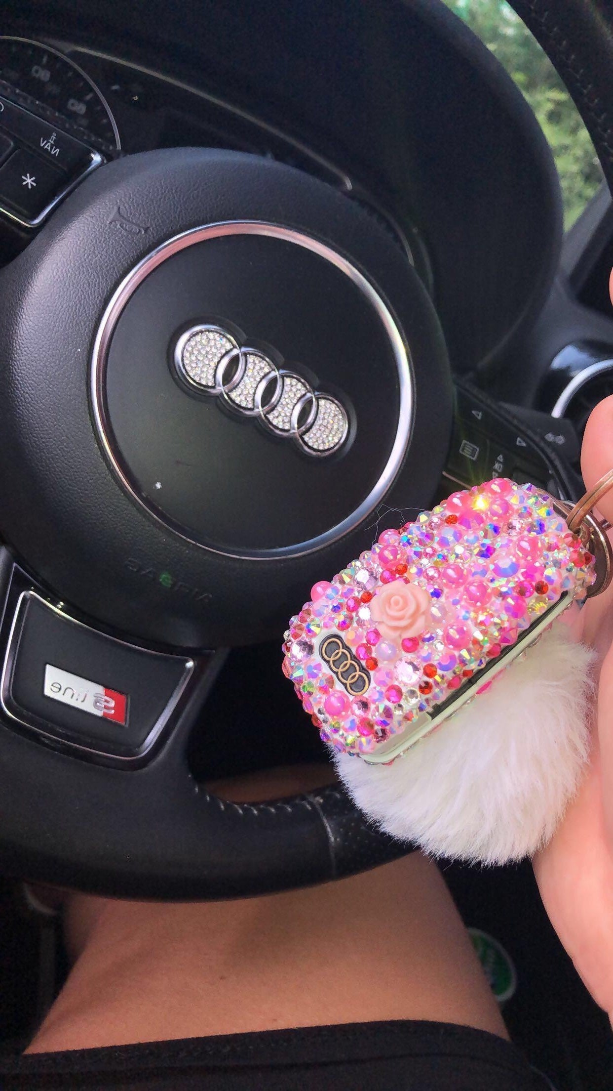 Audi Crystallised Key Cover
