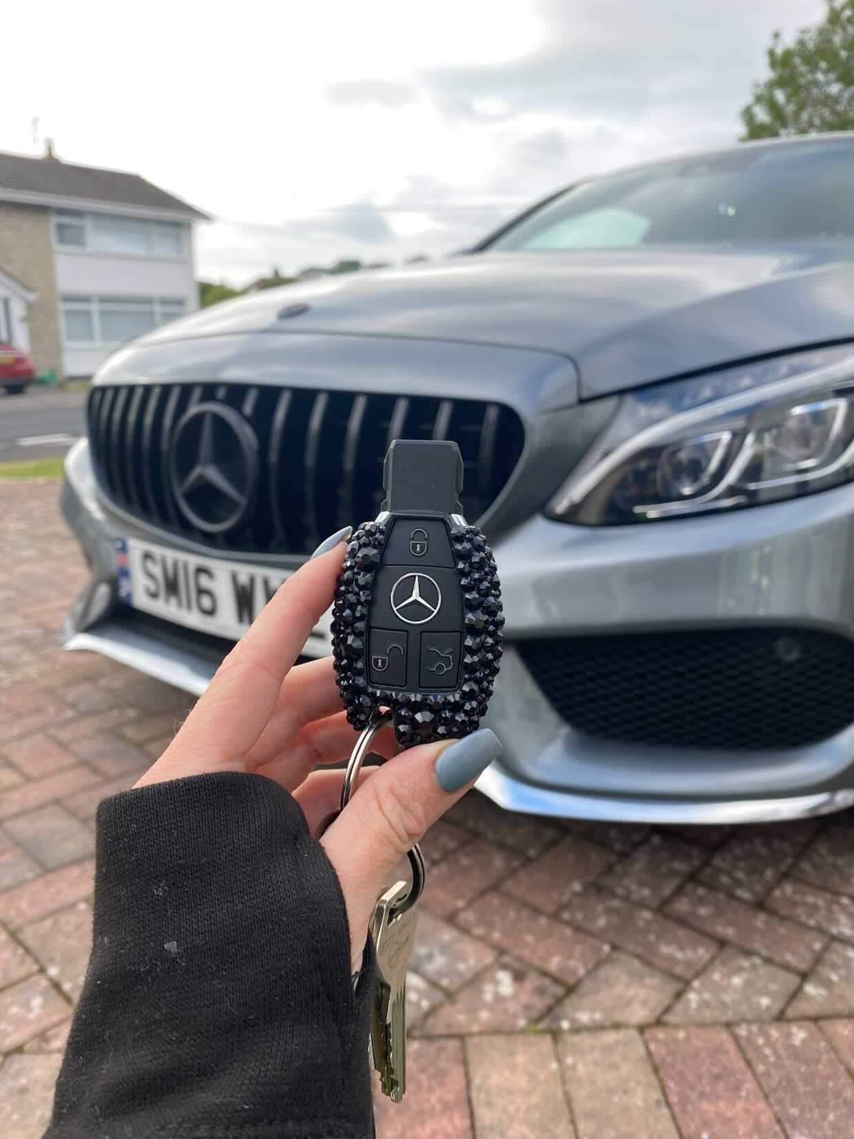 Mercedes Crystallised Key Cover