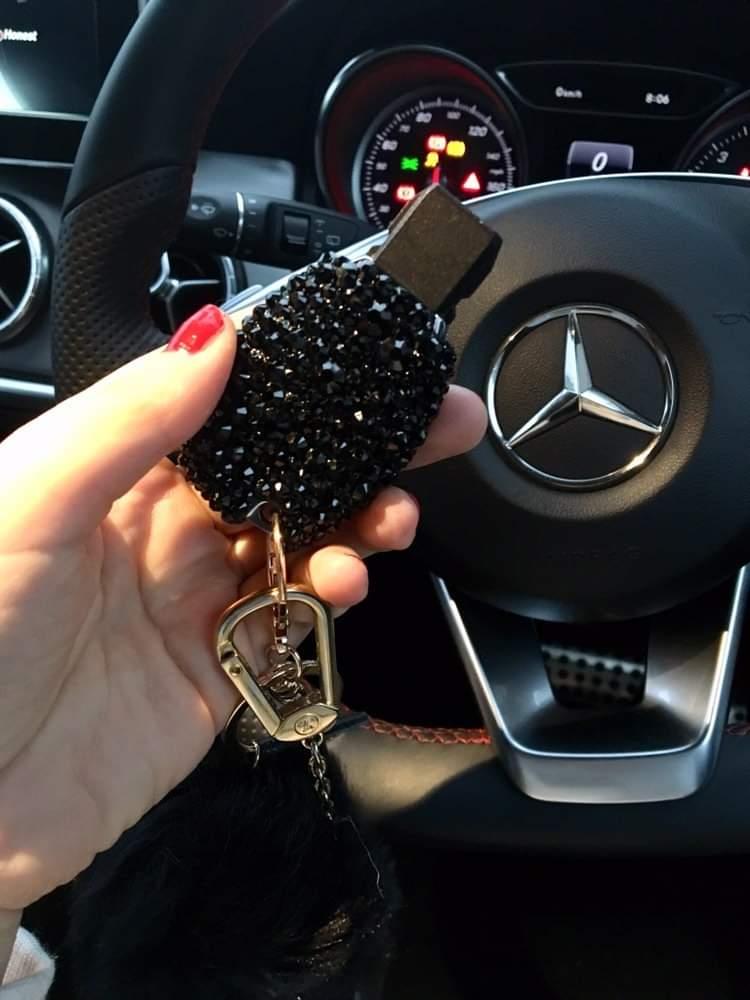 Mercedes Crystallised Key Cover