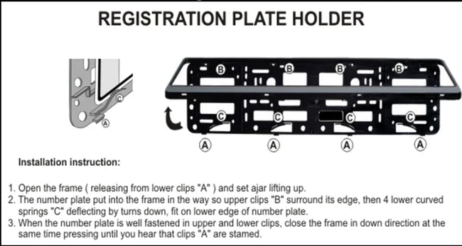 License Plate Holders